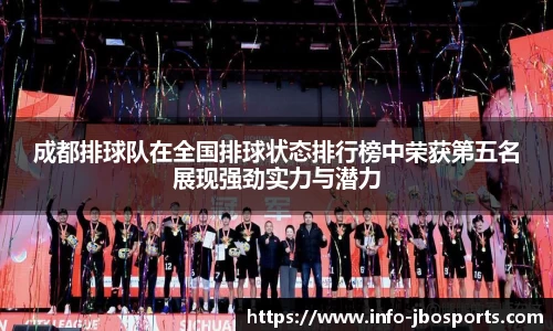 成都排球队在全国排球状态排行榜中荣获第五名展现强劲实力与潜力